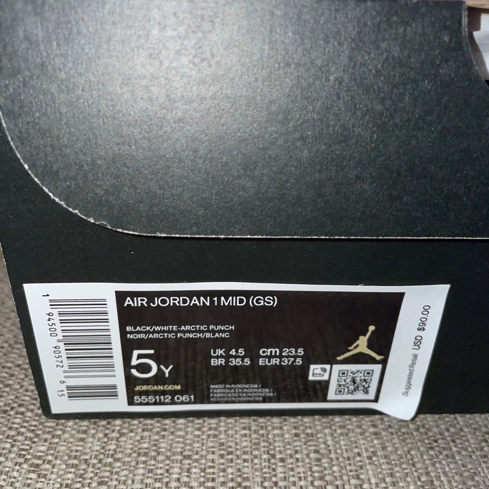 Air Jordan 1 Mid Arctic Punch - Picture 9 of 15